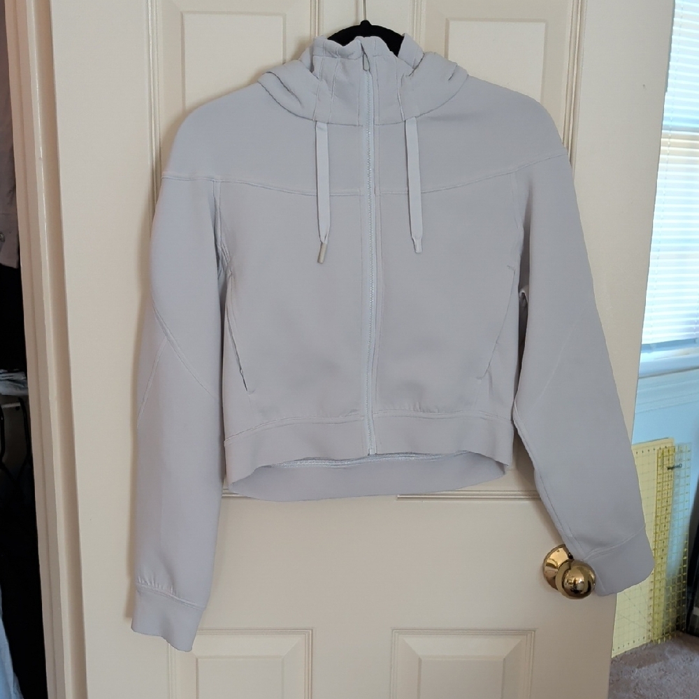 lululemon athletica Women's Light Gray Bomber Jacket